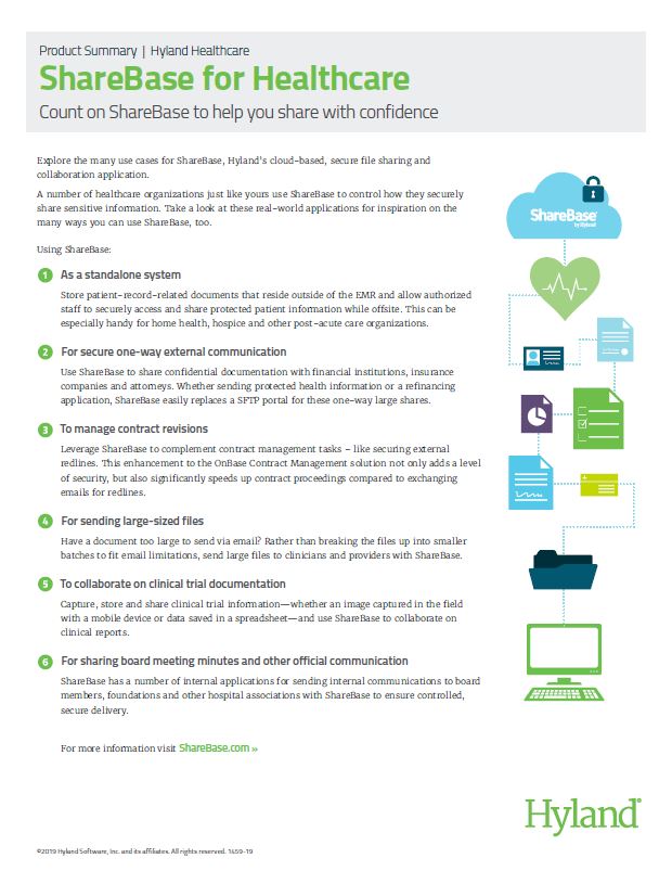 ShareBase, Healthcare, Kyocera, Software, Document Management, Document Solutions Unlimited