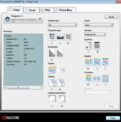 Program Function, Kyocera, Environment, Document Solutions Unlimited
